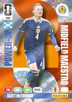 Scott McTominay Scotland Panini FIFA World Cup 2026 Adrenalyn XL Midfield Maestros #580